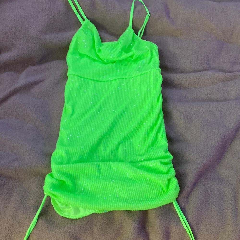 Neon Green wild fable dress size S